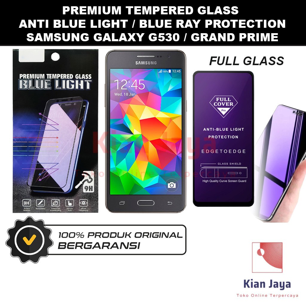 Tempered Glass Samsung Galaxy G530 Grandprime Grand Prime Anti Blue Light Hp Temper Anti Gores