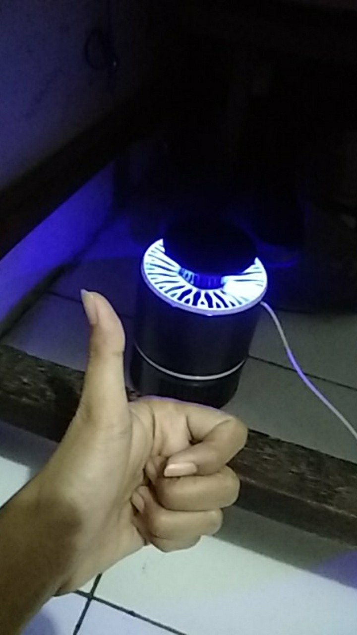 Perangkap Nyamuk Jebakan Lalat Kipas Lampu Led Uv Ultraviolet Elektrik