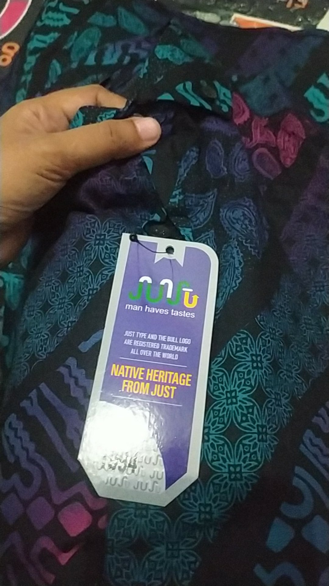 Credomenstore Kemeja Batik Songket Hitam Lengan Panjang / Kemeja Batik Pria / Baju Batik / Batik