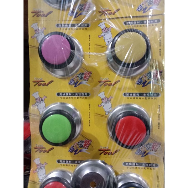 Knop Handle Pentol Tutup Panci Pengangan Tutup Panci Kaca Stainless warna