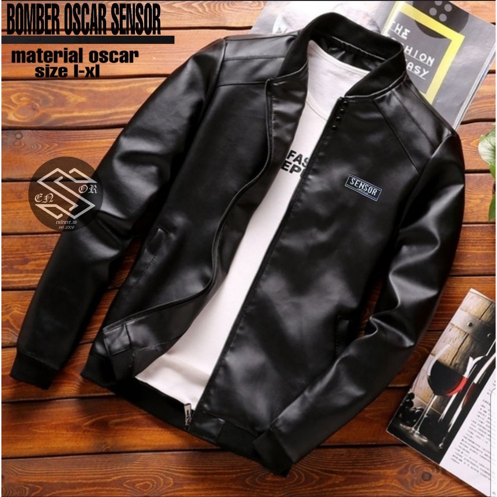 Jaket LEATHER Fashion PRIA Casual Semi Kulit Terbaru Stayle Biker Motor