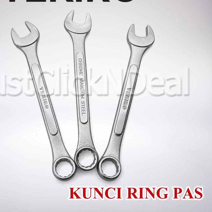 ➨ Tekiro Kunci Ring Pas Kombinasi 6 - 12 mm Original Satuan ♔