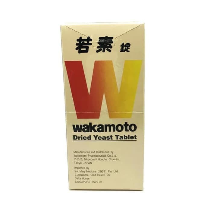 Wakamoto Dried Yeast Tablet Yeas Obat Magh Mag Maag Mual Nyeri Lambung
