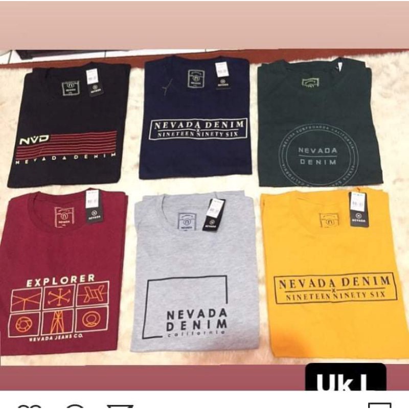 kaos Nevada cowok premium terbaru kaos cowok cewek model terbaru kaos cowok model kekinian