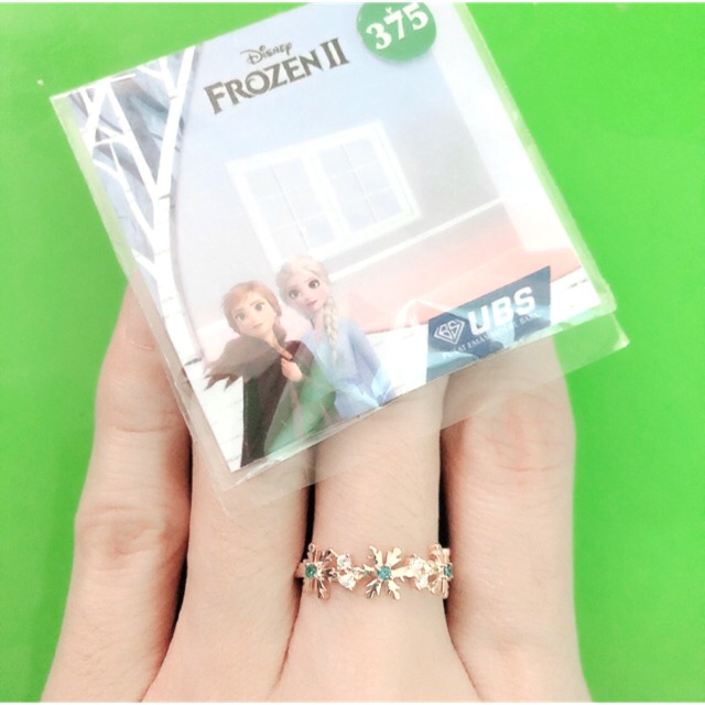 Cincin Frozen biru putih UBS 13