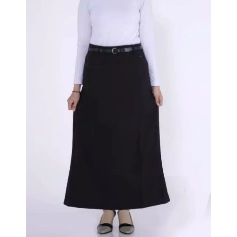 Rok A bahan gabardin