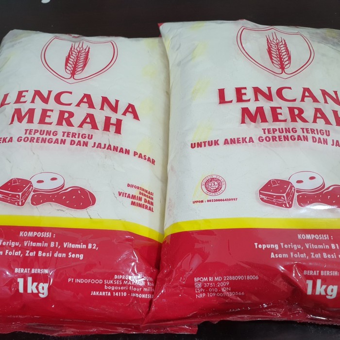 

Ds11D0 Tepung Terigu Lencana Merah 1Kg G6040B