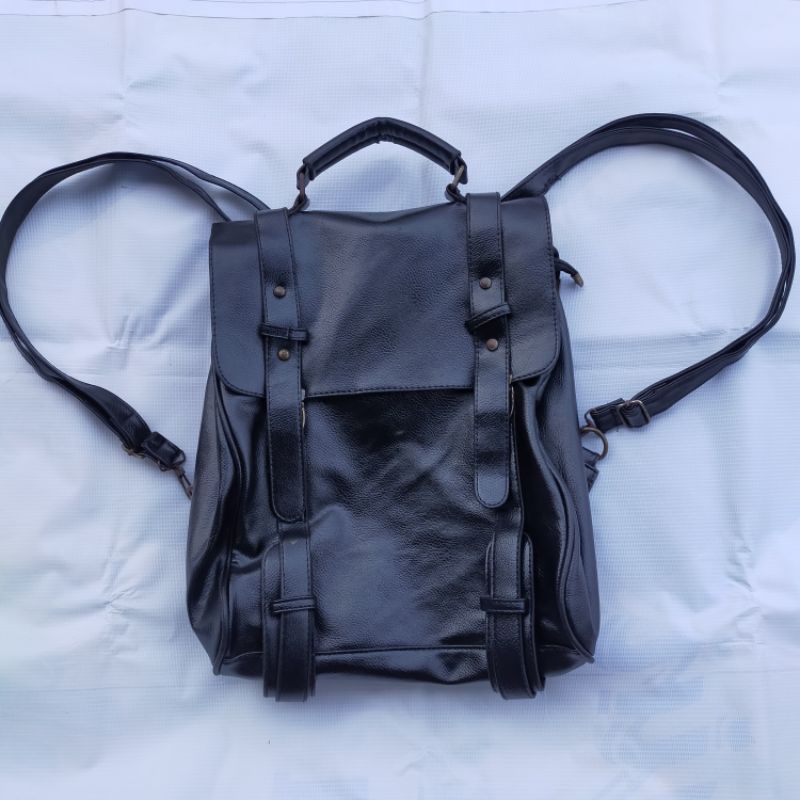 tas ransel backpack sintetis bekas preloved branded