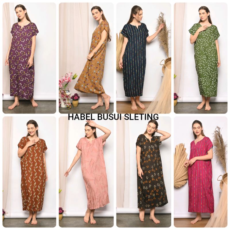 Daster RAYON  BUSUI  HABEL  SEMATA KAKI  lengan pendek/Asli termurah dari smua toko