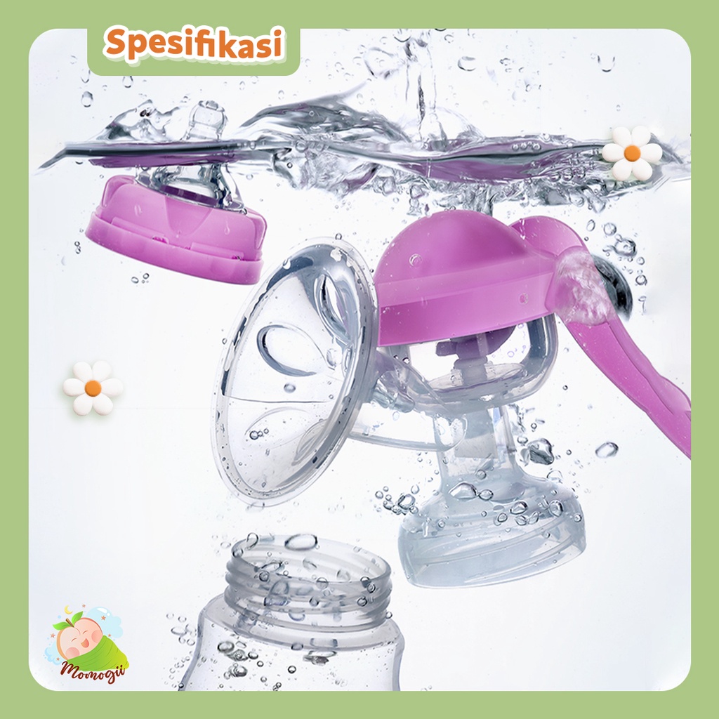 MOMOGII Pompa ASI Single Manual Free Botol