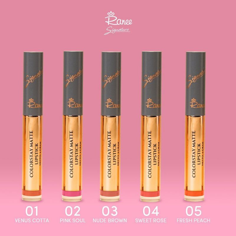 RANEE Signature ColorStay Matte Lipstik