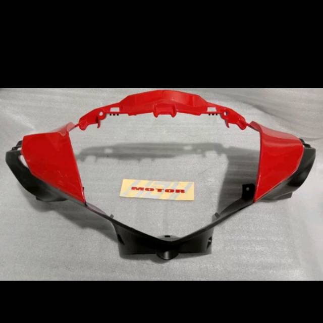 Batok Depan Supra X 125 Helm In Merah hitam hijau