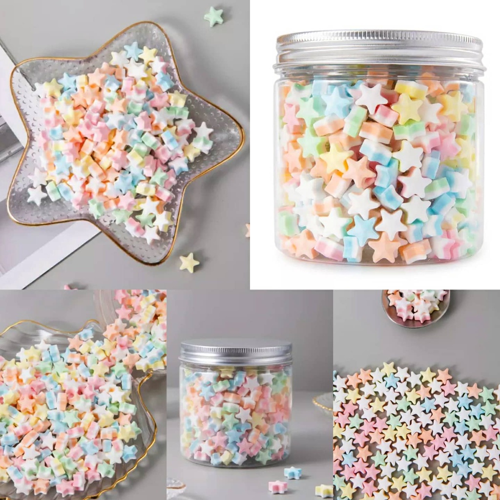 

RAINBOW STAR SUGAR CANDY 250GR