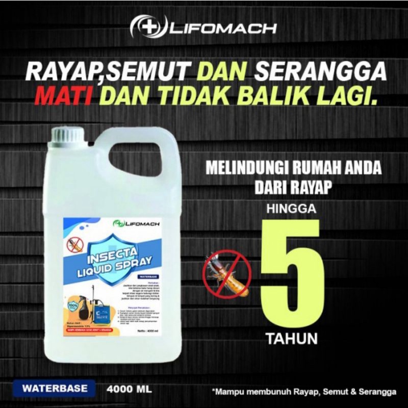 lifomach cairan anti rayap cair 4L