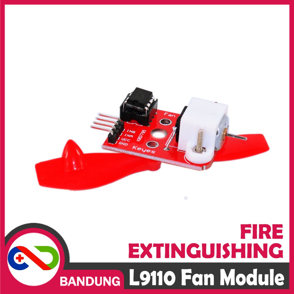 L9110 FAN 5V MODULE XD67 FOR FIRE EXTINGUISHING ROBOT KIPAS PEMADAM API ARDUINO FIGHTING FLAME KIT