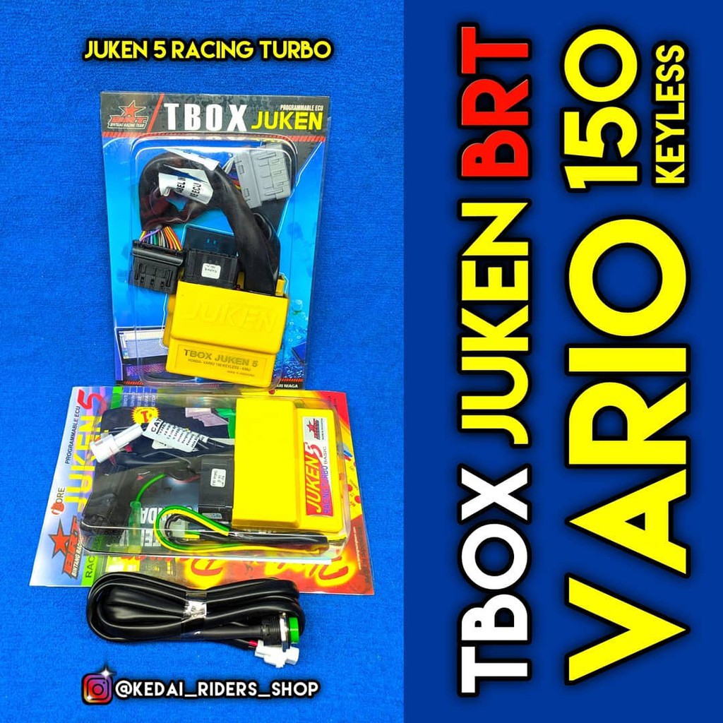 Juken 5 Racing Turbo BRT Untuk Vario 150 New Keyless