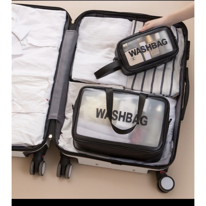 WASHBAG JUMBO Pouch Kosmetik Organizer Tas Travel Anti Air Serbaguna