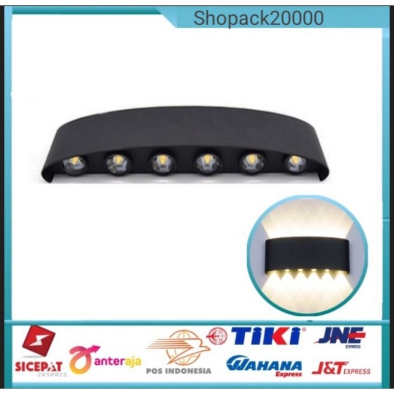 Lampu Dinding Taman Outdoor COB/LED Wall Light Minimalis 12W