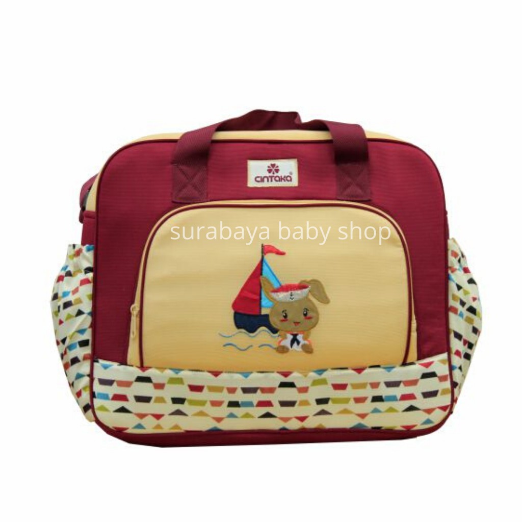 TAS BAYI BESAR SERI SAILOR SAKU BORDIR CINTAKA TCT2351