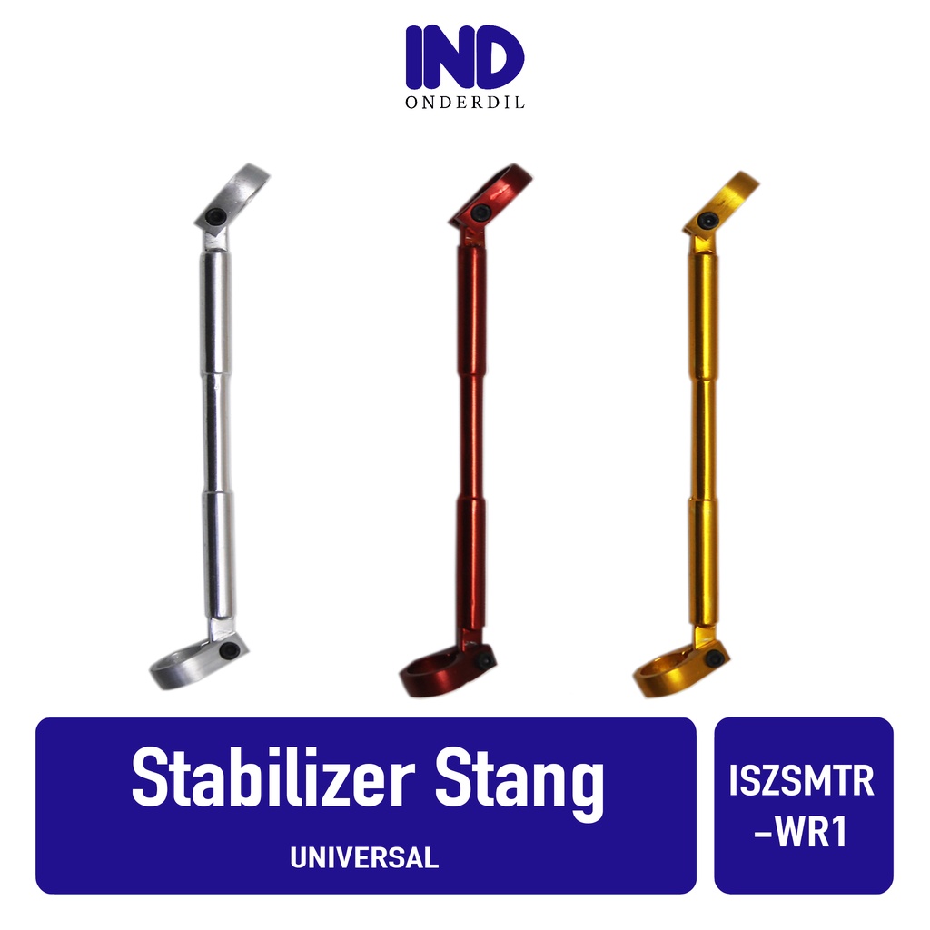 Stabilizer-Stabillizer Stang-Setang CNC Universal-Untuk Semua Motor Silver-Merah-Emas-Hitam-Biru