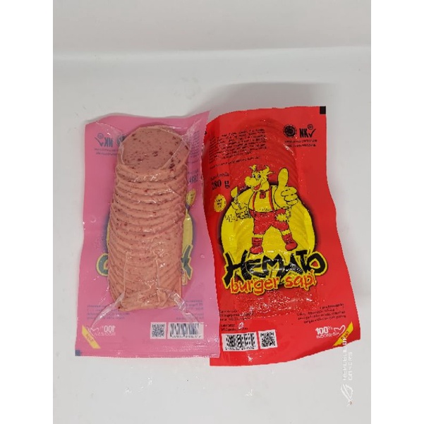 

Hemato Burger Sapi 280gr isi 20 pcs