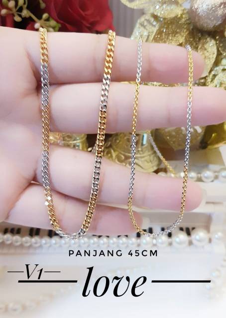 Xuping rantai kalung lapis emas 1617h