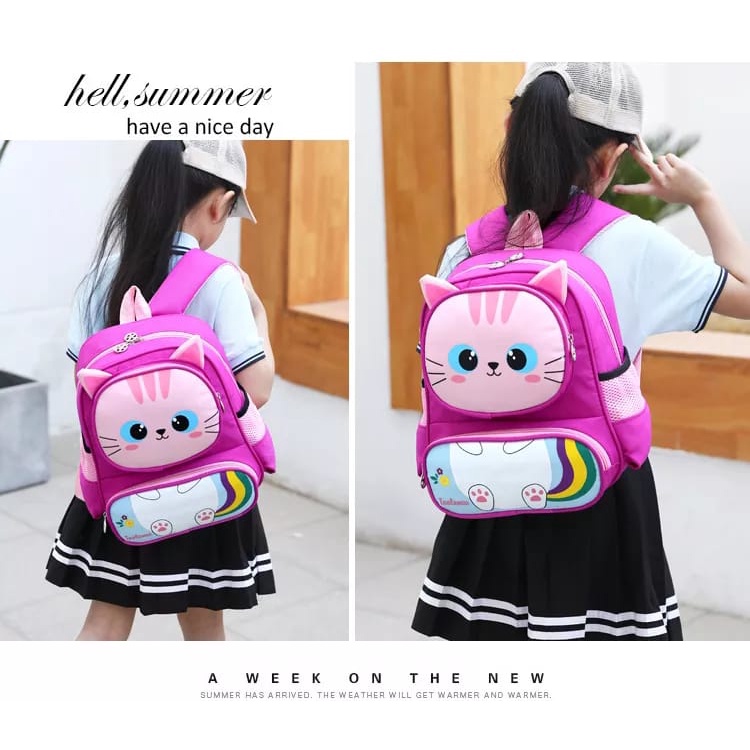 Tas Ransel Anak Karakter lucu / tas perempuan / tas sekolah tas anak cewe