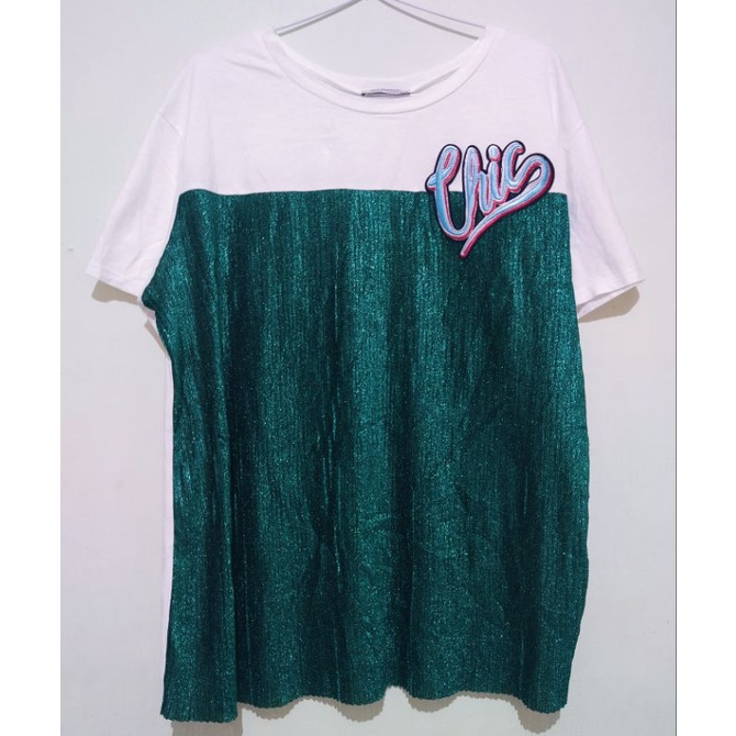 preloved kaos ZARA TRAFALUC Made in Portugal