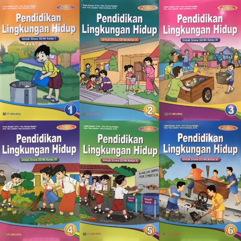 Buku Plh Pendidikan Lingkungan Hidup Sd Kelas 1 2 3 4 5 6 Penerbit Arya Duta Shopee Indonesia
