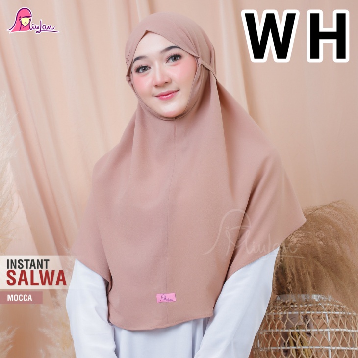 GROSIR MIULAN SALWA DEWASA-ORIGINAL-JILBAB BERGO KWALITAS JAHITAN RAPI-ORIGINAL PRODUK-KODE W-WH-MOCCA