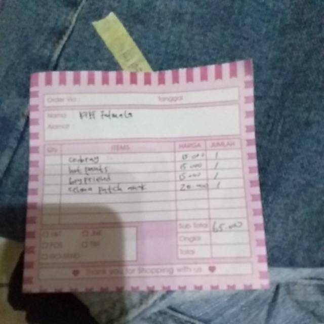Orderan bunda kiki fatmala