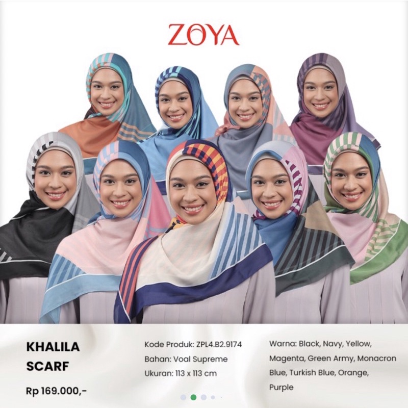 ZOYA khalila scarf