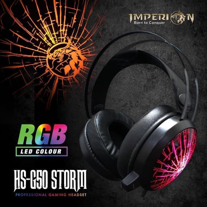 Headset Gaming IMPERION HS-G50 PROFESSIONAL RGB / Headset Imperion