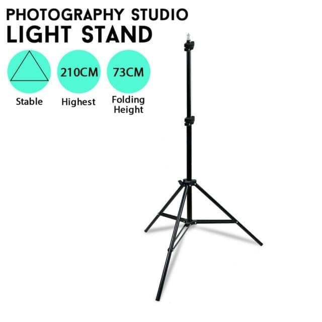 TRIPOD 2.1 METER/TRIPOD STAND 2,1 Meter For Selfie Ring Light Handphone Camera 210Cm Light Photograpy Studio Penyangga 2.1m