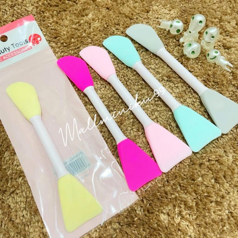 Kuas Masker Silicon 2 in1  /Kuas Spatula Masker 2in1