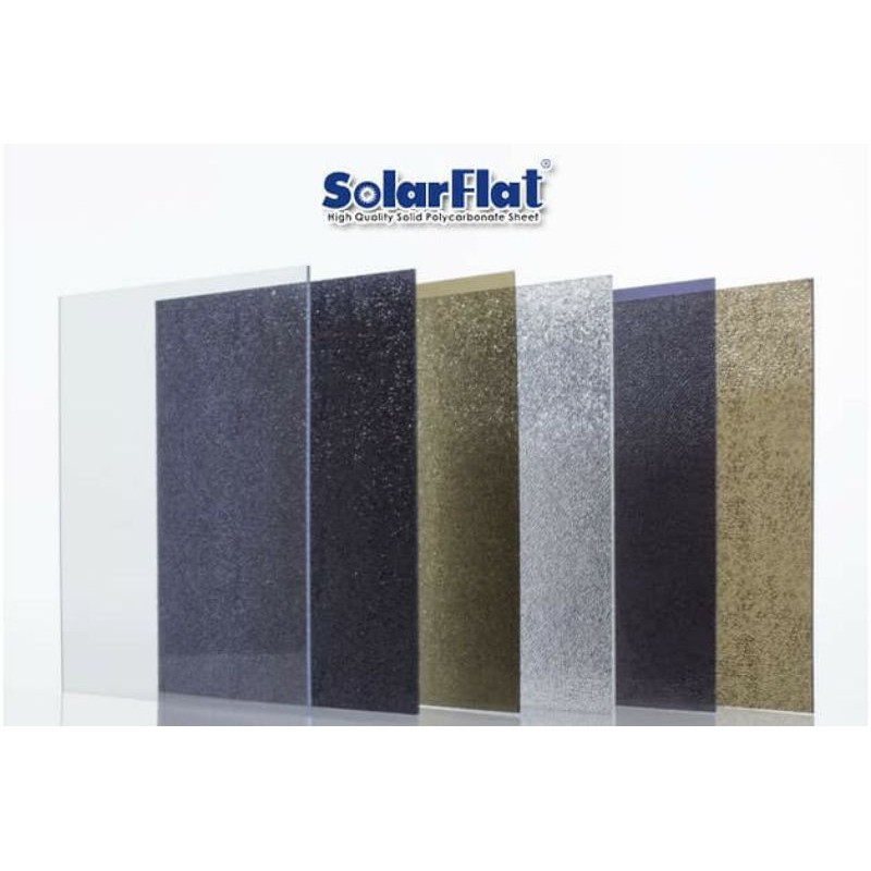 Solarflat / Solartuff Solid tebal 6mm