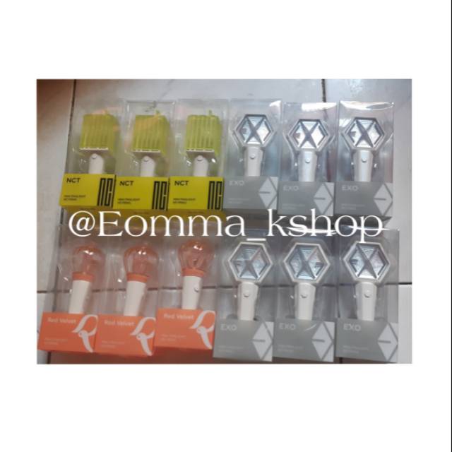 [SISA PEMBAYARAN KEYRING SM] EXO KEYRING FANLIGHT, RV KEYRING FANLIGHT, NCT KEYRING FANLIGHT