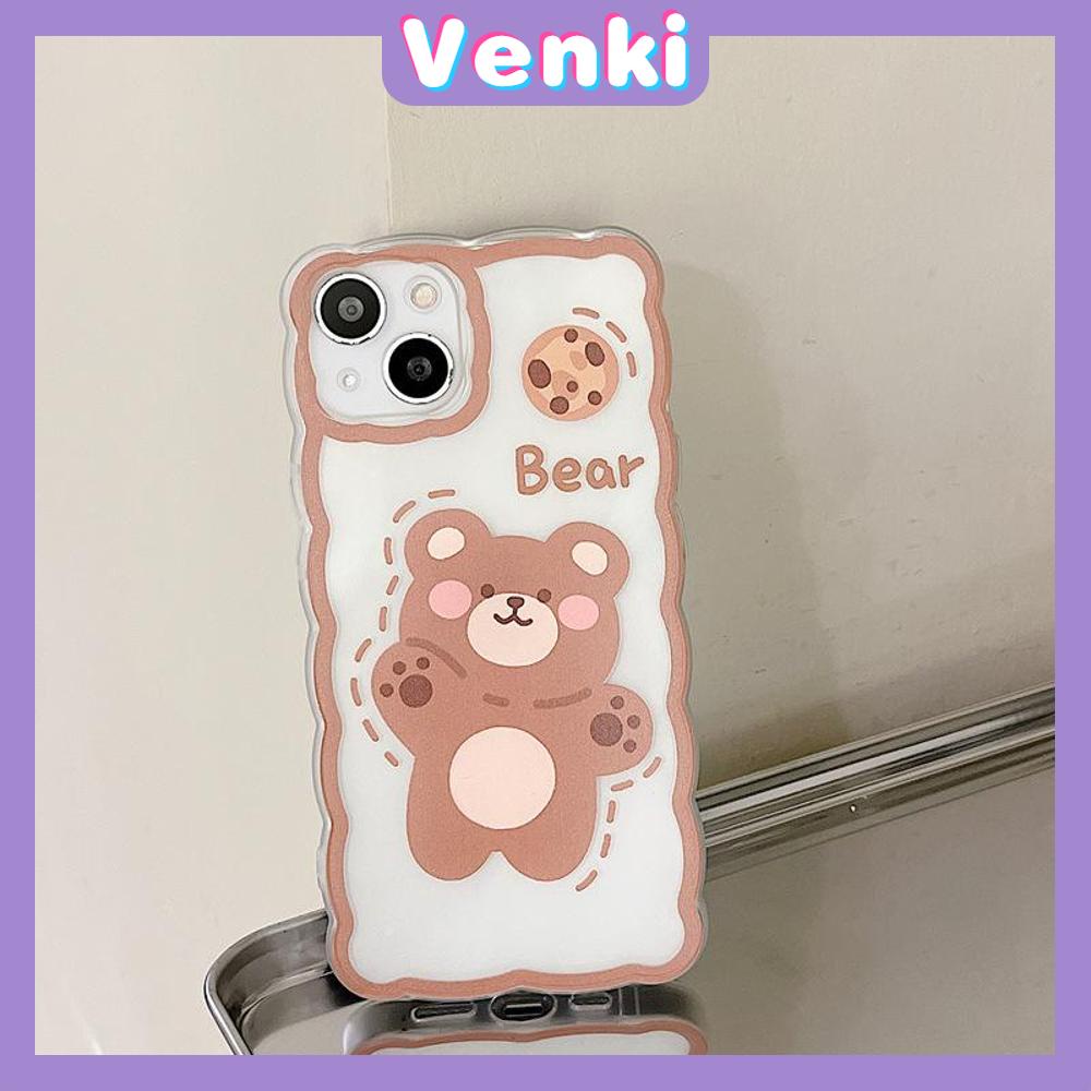 iPhone Case Silicone Soft Case Clear Case Airbag Shockproof Camera Cover Protection Bear Cute Compatible For iPhone 11 iPhone 13 Pro Max iPhone 12 Pro Max iPhone 7 Plus iPhone xr