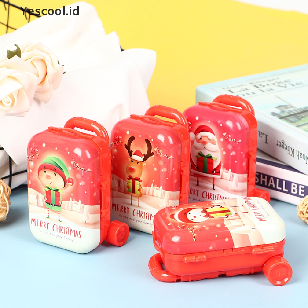 (Yescool) Miniatur Tas Handbag / Koper Bahan Metal Untuk Dekorasi Rumah Boneka