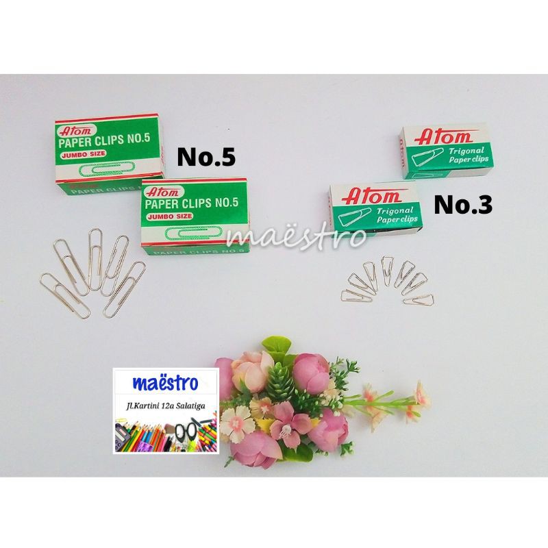 

Paper Clips Atom / Penjepit Kertas Atom / Paper Clips No.3 / Paper Clips No.5