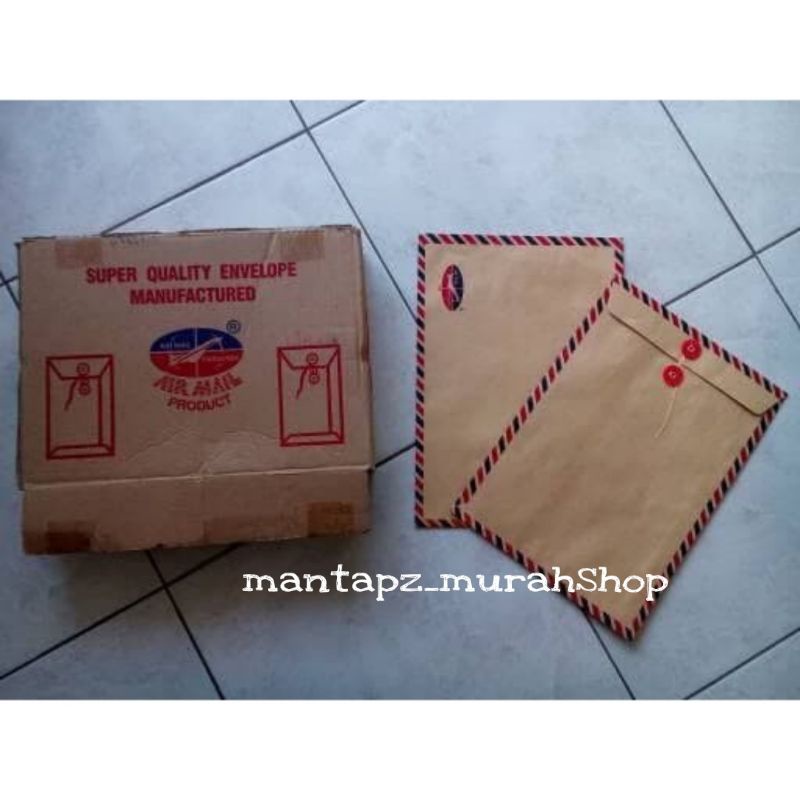 

AMPLOP KERTAS COKLAT TALI AIR MAIL 310 FOLIO (/PCS)