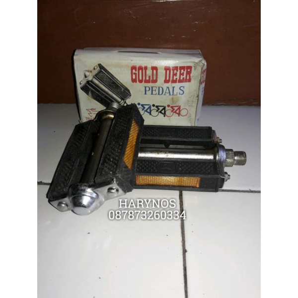 pedal sepeda onthel pedal onthel gazelle pedal gold deer pedal kijang