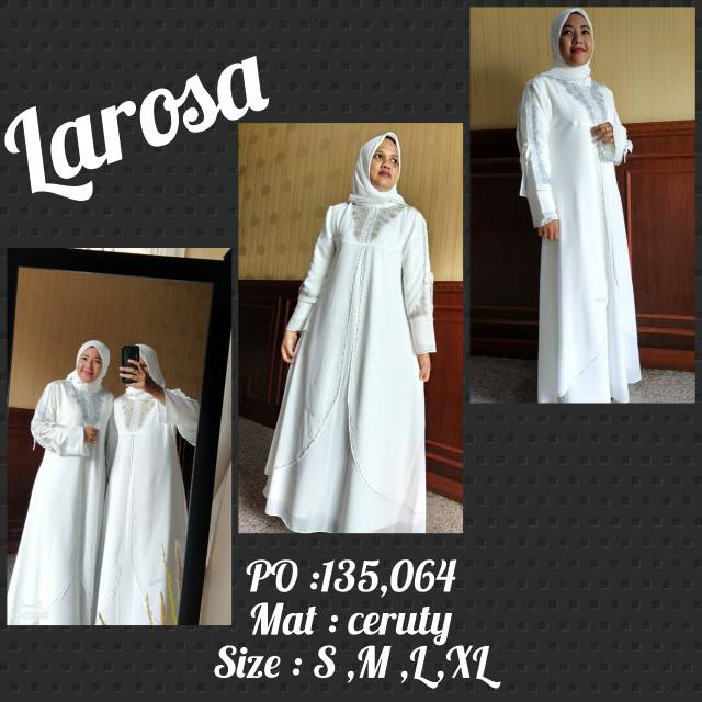 Gamis Khusus Putih Original by Larosa