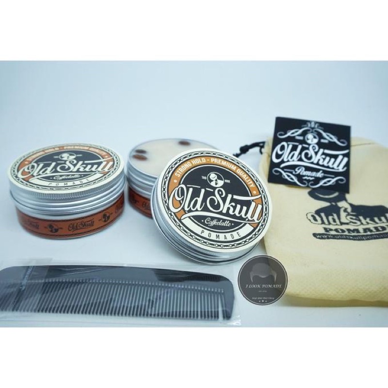 POMADE OLDSKULL/ OLDSKULL MEDIUM HOLD/ STRONG HOLD AROMA BUBBLEGUM/ COFFEELATTEE