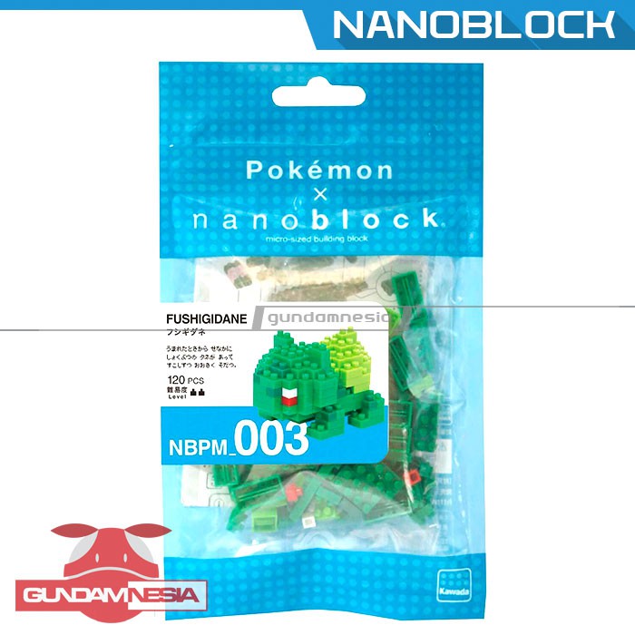 [Nanoblock] Bulbasaur (Fushigidane) – Pokemon | Kawada