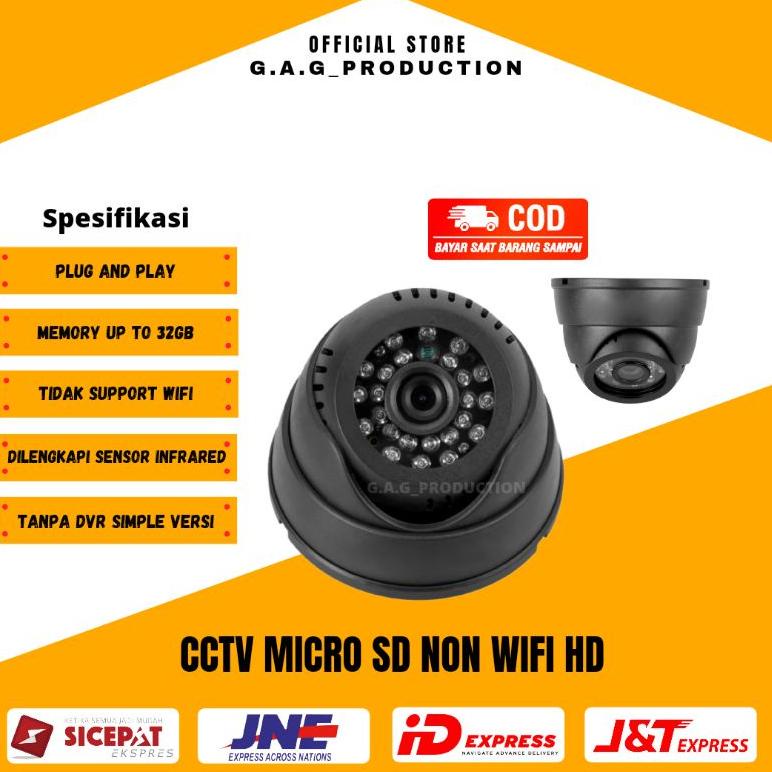 [NKN.22Jn22n] Camera CCTV indoor micro Sd non wifi dan tanpa DVR, PLUG & PLAY