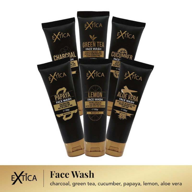 EXTICA FACE WASH 100GR ~ ORIGINAL 100%