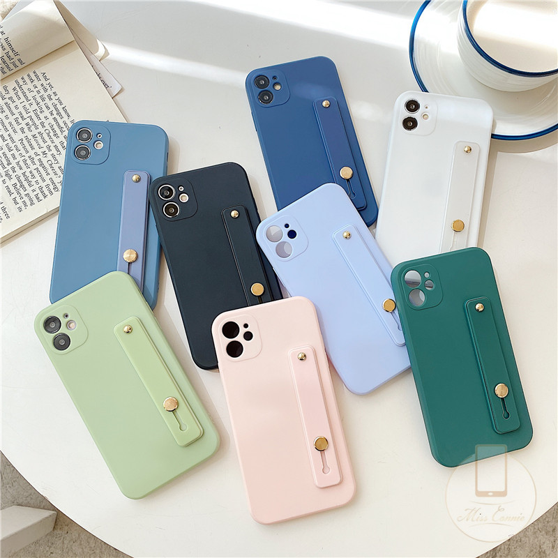 Casing Bahan Silikon Dengan Holder Untuk Iphone 11 Iphone 8plus 7plus 8 7 6 6s Plus X Xs Se