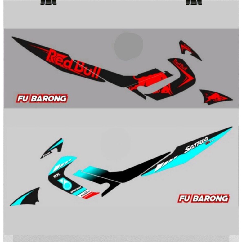 Striping Satria Fu / F Old Lama Barong 2008 2009 2010 2011 2012 2013 Variasi Sticker Motor Stiker
