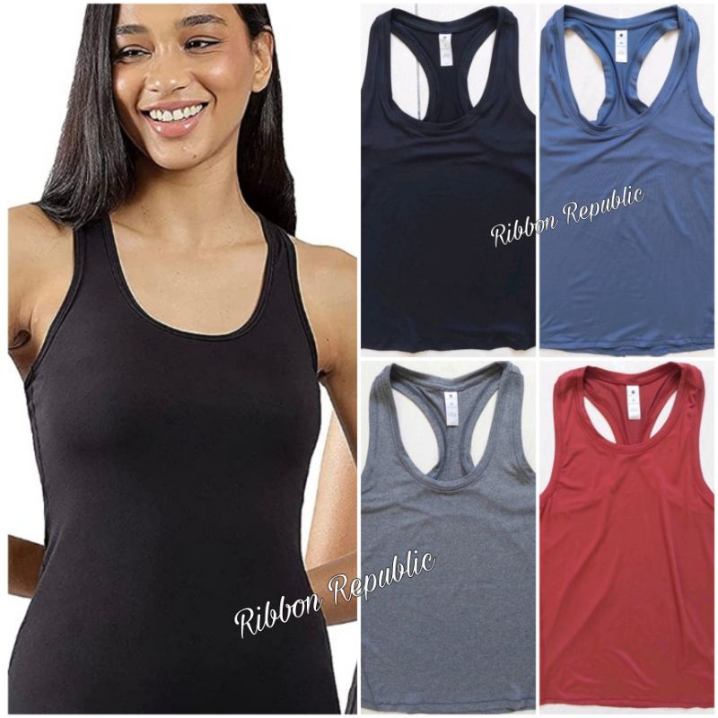 Yogalicious 90 Degree Anko RBX Racerback Tanktop Olahraga Wanita Woman Sport Tank Top Singlet Yoga P